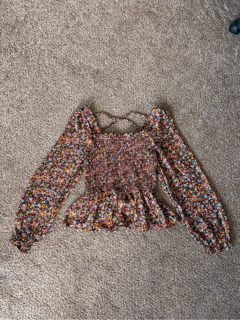 Floral Long Sleeve Size M